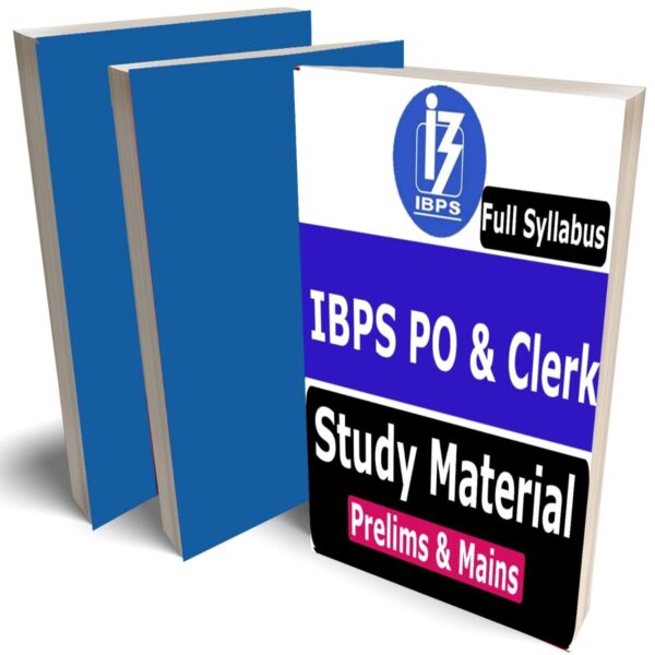 Bank IBPS PO and Clerk Topper's complete Study Material, Buy Full Syllabus Covered Books (The Best Study Notes) - Image 1