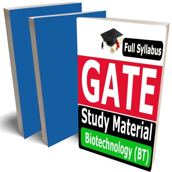 GATE Biotechnology Study Material (BT) Lecture Notes (Topic-wise) Buy Online Full Syllabus Covered Books (Study Notes) - Image 1