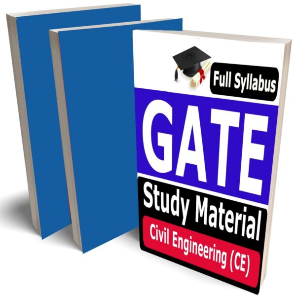 GATE Civil Engineering Study Material (CE) Lecture Notes (Topic-wise) Buy Online Full Syllabus Covered Books (Study Notes) - Image 1