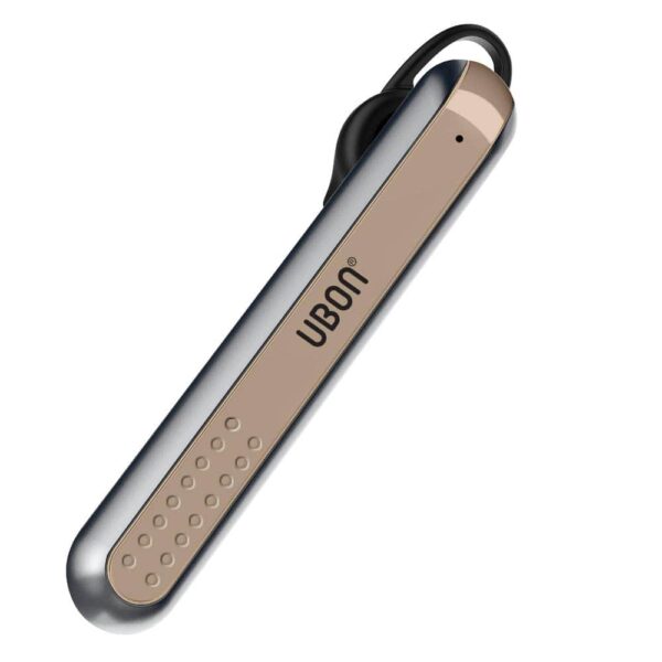 UBON BT-75 wireless Bluetooth Headset in-Ear Headphone (Golden) - Image 1