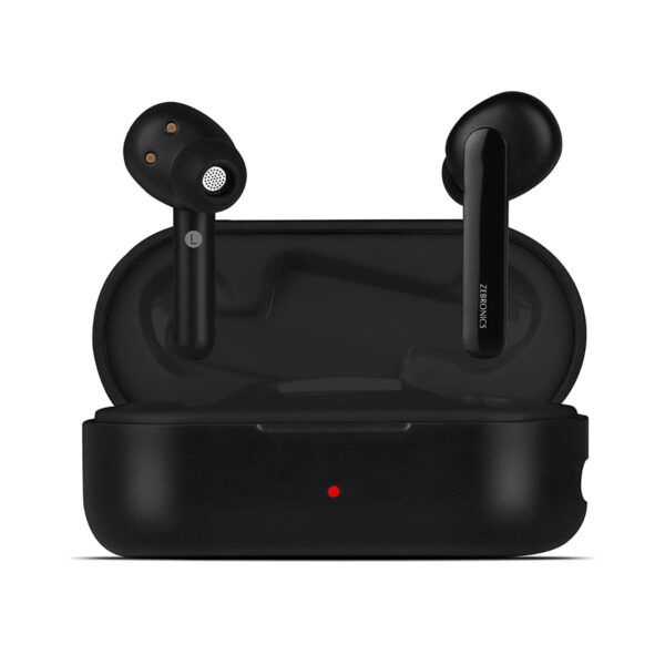 Zebronics ZEB-Sound Bomb Headset Wireless Bluetooth Earphone (Red, True Wireless) - Image 1