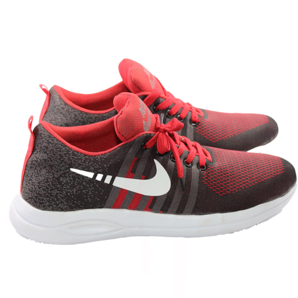 Buy Nike Men Red & Black Shoes for Walking Running Gym Training Party Daily Footwear - Image 5