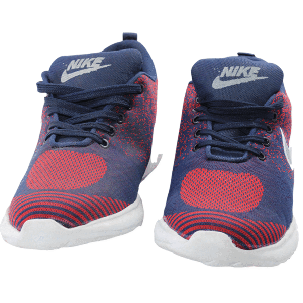 Buy Nike Men Blue & Red Shoes for Walking Running Gym Training Party Daily Footwear - Image 2