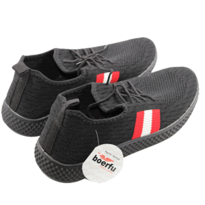 Buy Boerfu Red & Black Shoes for Walking Running Gym Training