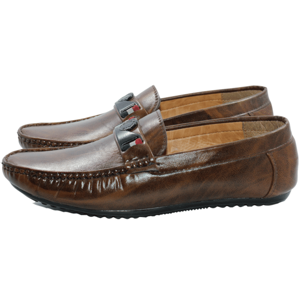 Buy Branded Formal Shoes for Men for Semi-Formal Leather Footwear - Brown - Image 3