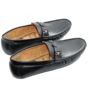Buy Branded Formal Shoes for Men for Semi-Formal Leather Footwear - Black - Image 3