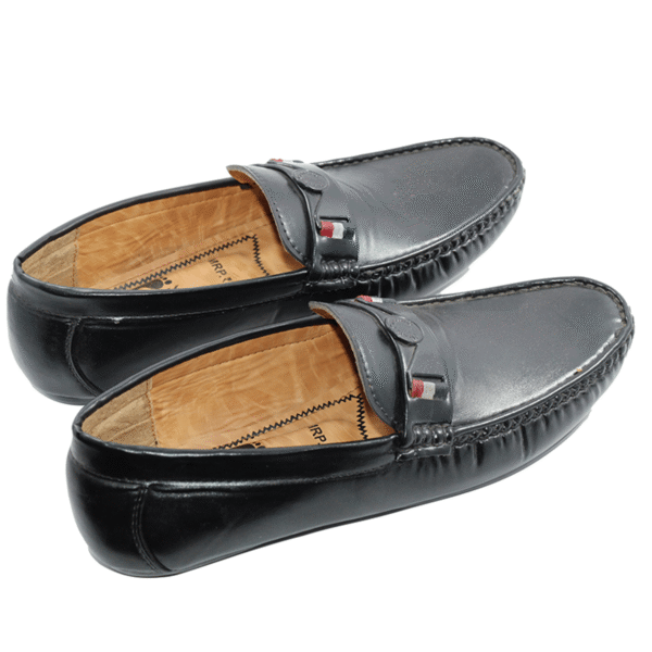 Buy Branded Formal Shoes for Men for Semi-Formal Leather Footwear - Black - Image 3