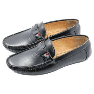 Buy Branded Formal Shoes for Men for Semi-Formal Leather Footwear - Black - Image 5