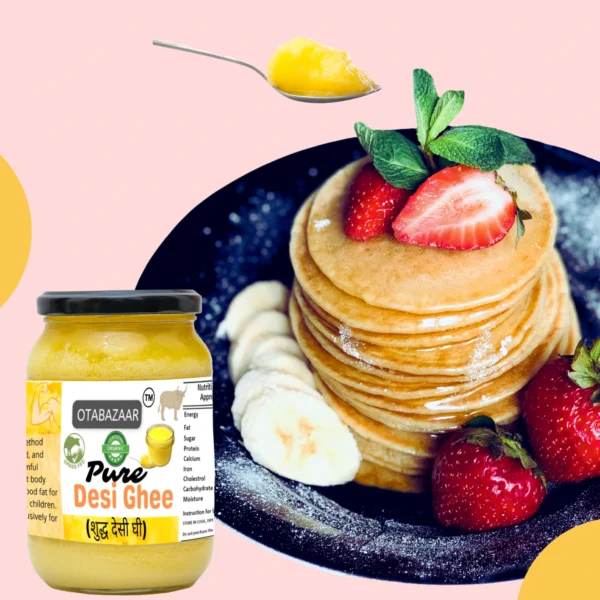 Buy Ghee Online - 500ml - Healthy 100% Pure Using Traditional Bilona Method Veda Organic Vedic Ghee from Pure Butterfat - Image 3